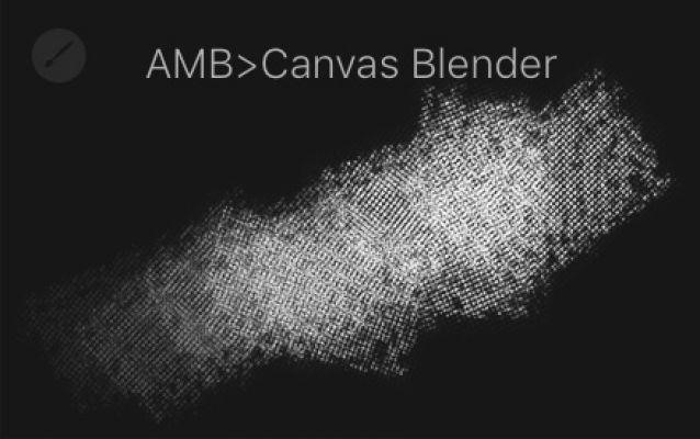 Canvas blender brush