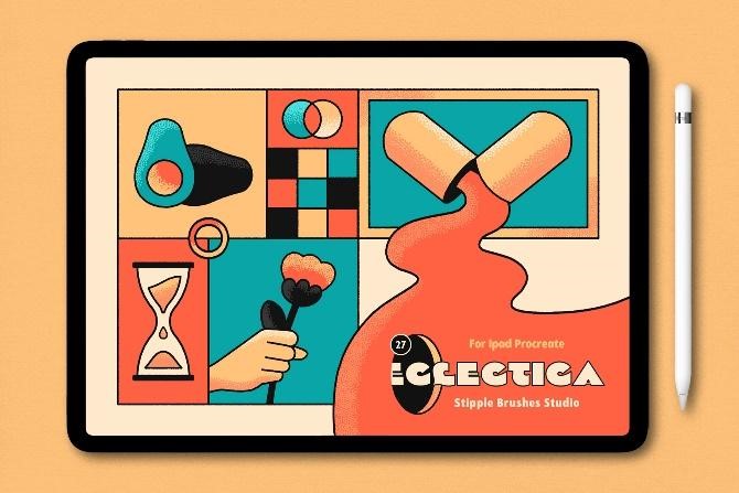 Electica stipple brush