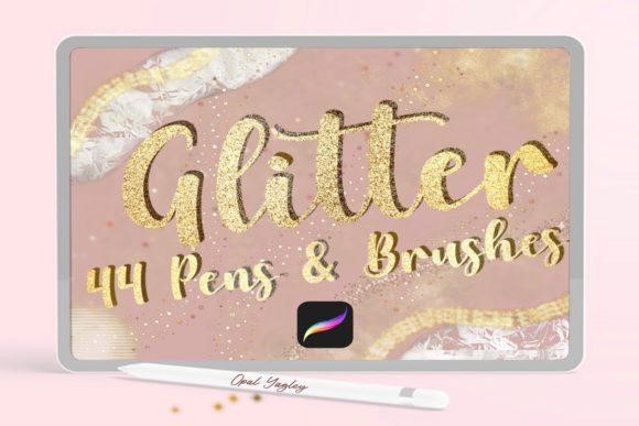 Glitter procreate brushes