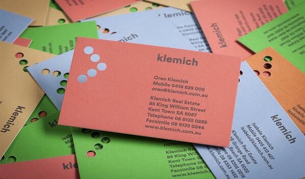 Monotone real estate card