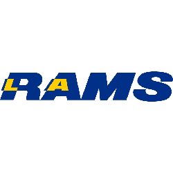 LA Rams first logo wordmark
