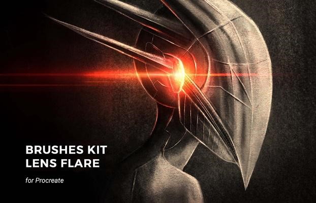 Lens flare brush kit