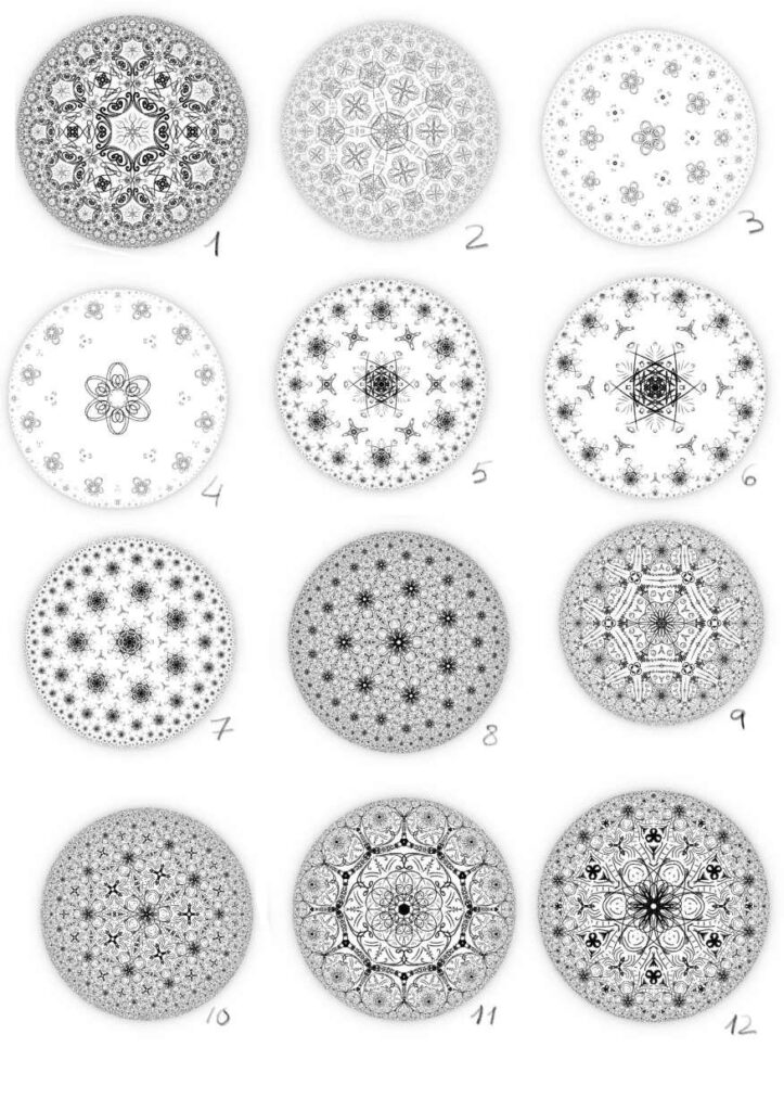 Mandala procreate stamp