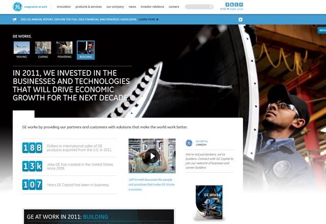 General electric homepage