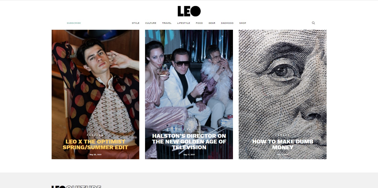 homepage leo magazine