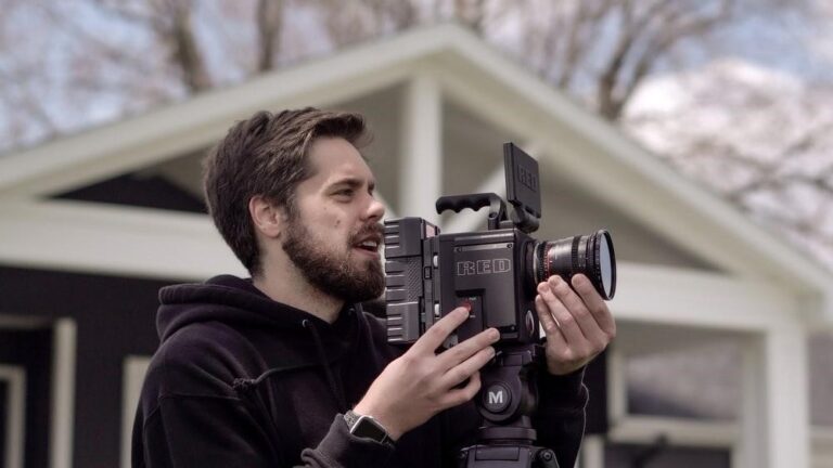 videographer shooting a video