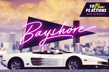 Bayshore retro font