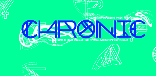 unique font Chronic