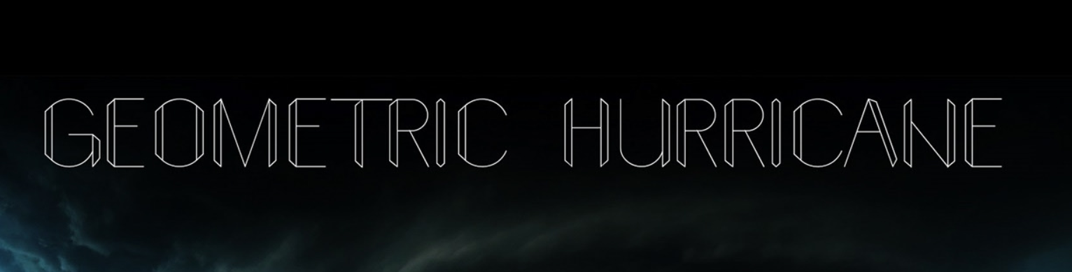 Geometric Hurricane with thinnest strokes