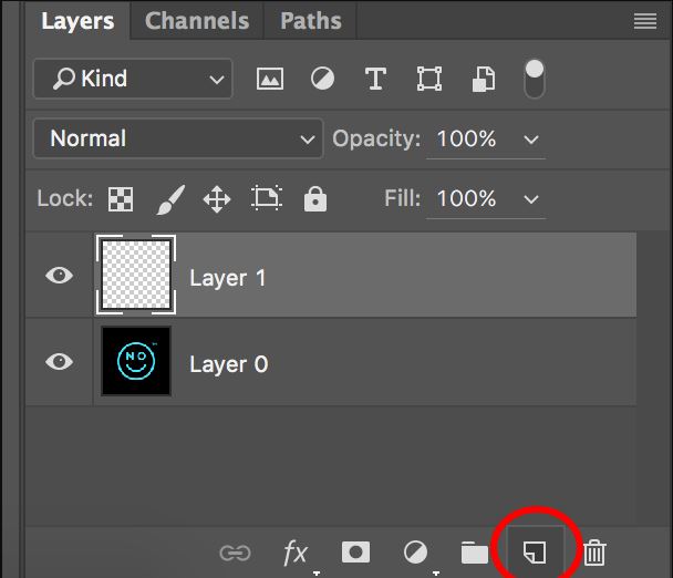 Layers option in photoshop