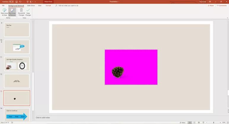 Powerpoint pink background slide