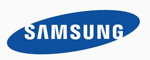 Samsung logo blue & white 1993