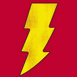 Shazam superhero logo
