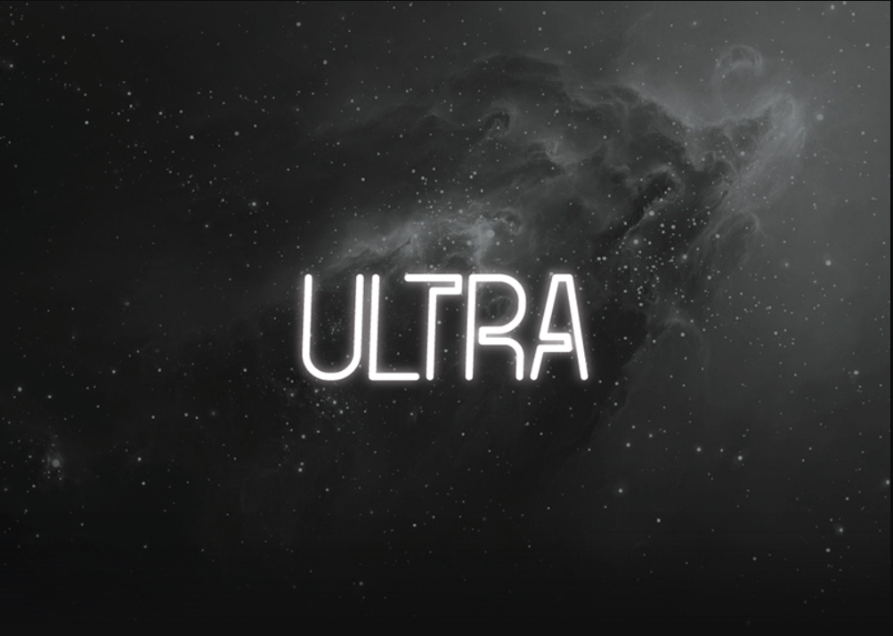Innovative font Ultra