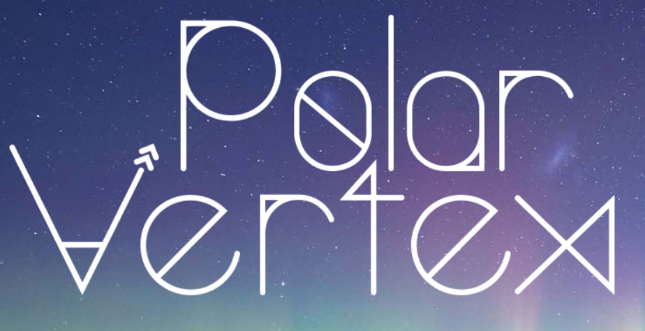 Font Polar Vertex with geometric details