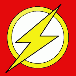 The-flash superhero logo