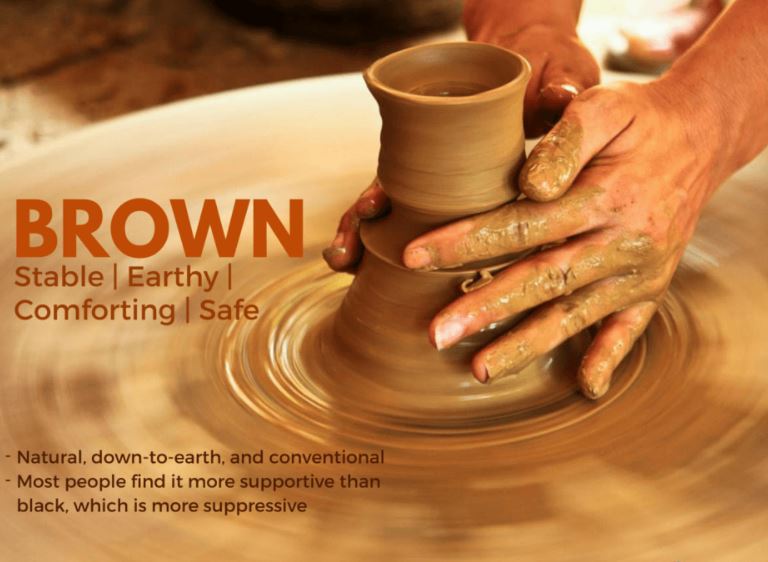 Brown color meanings