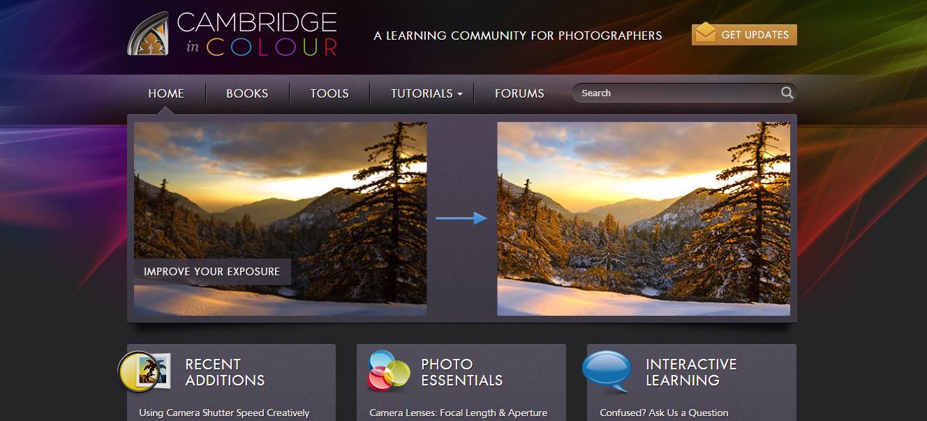 Cambridge in color website