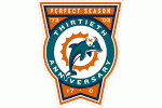 Dolphins logo anniversary 2002
