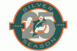 Dolphins logo anniversary original