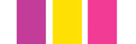 Fuchsia, yellow, and magenta colors