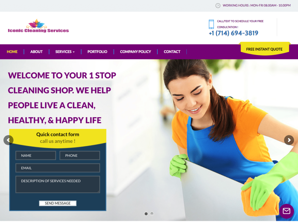 Iconic cleaning services