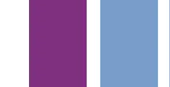 Raspberry and Blue colors