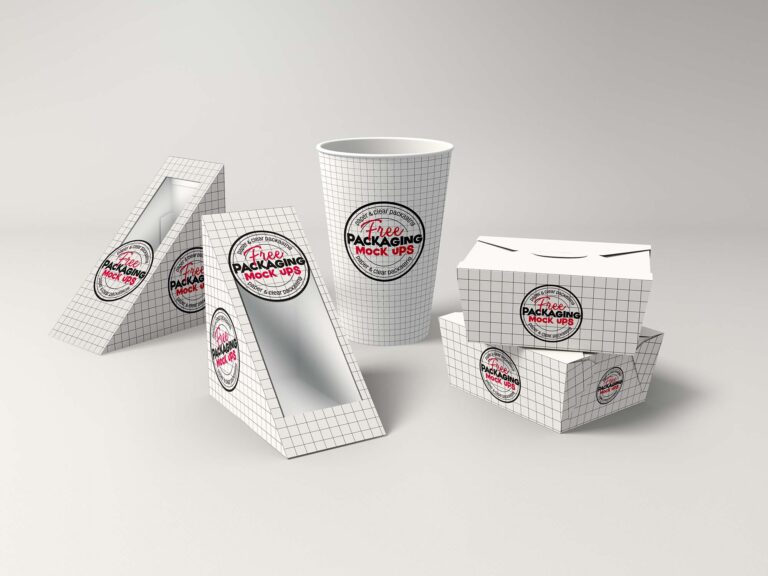 Food branding mockup