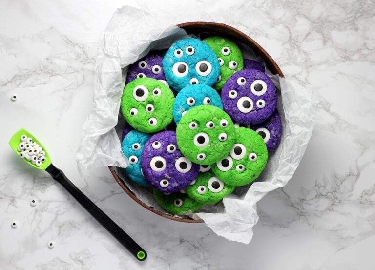 Halloween-themed cookies