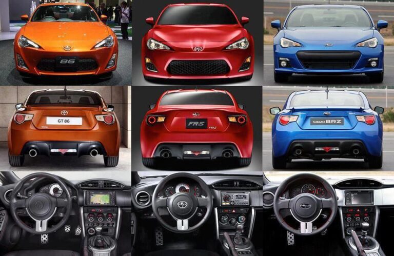 subaru brz - scion frs - toyota gt86