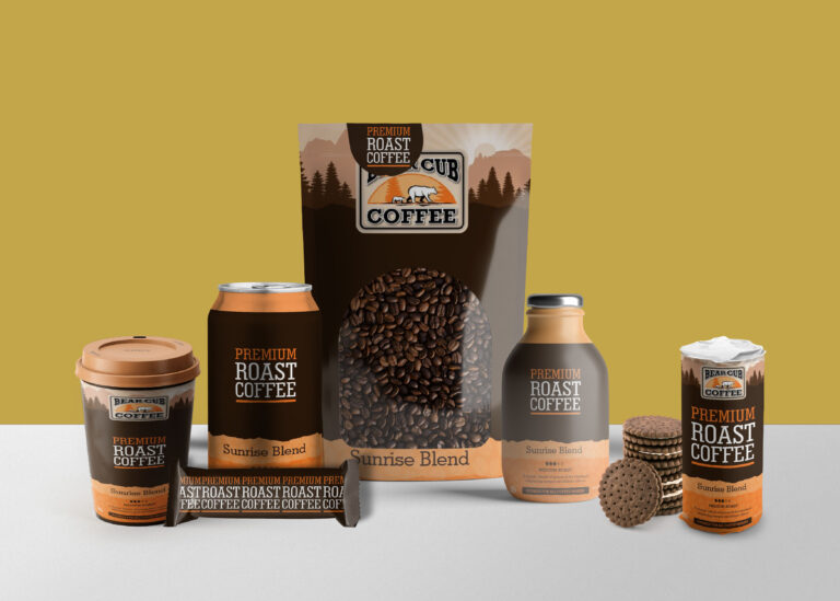 Coffee branding mockup