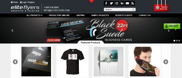 Elite flyers homepage