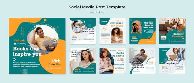 Social media template