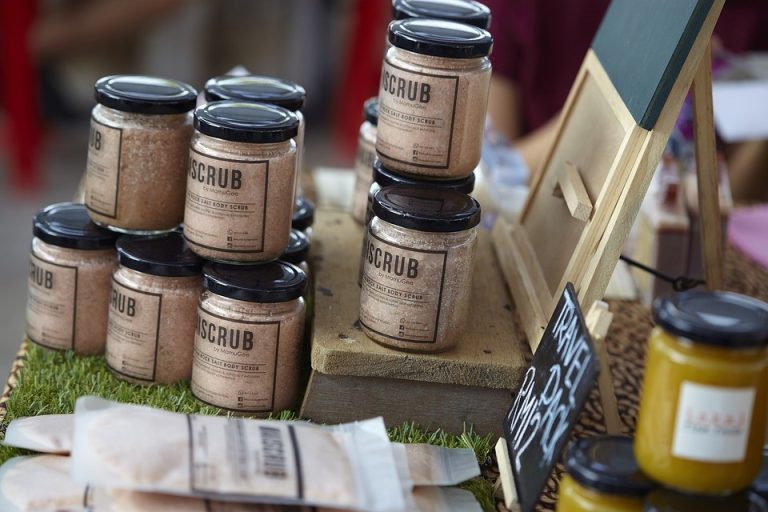 Line of body scrubs on sale