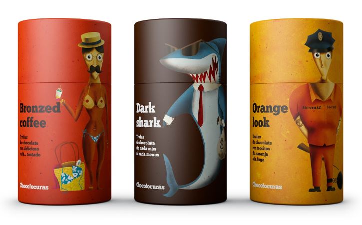Chocolocuras packaging
