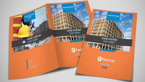 Pictorial brochure design