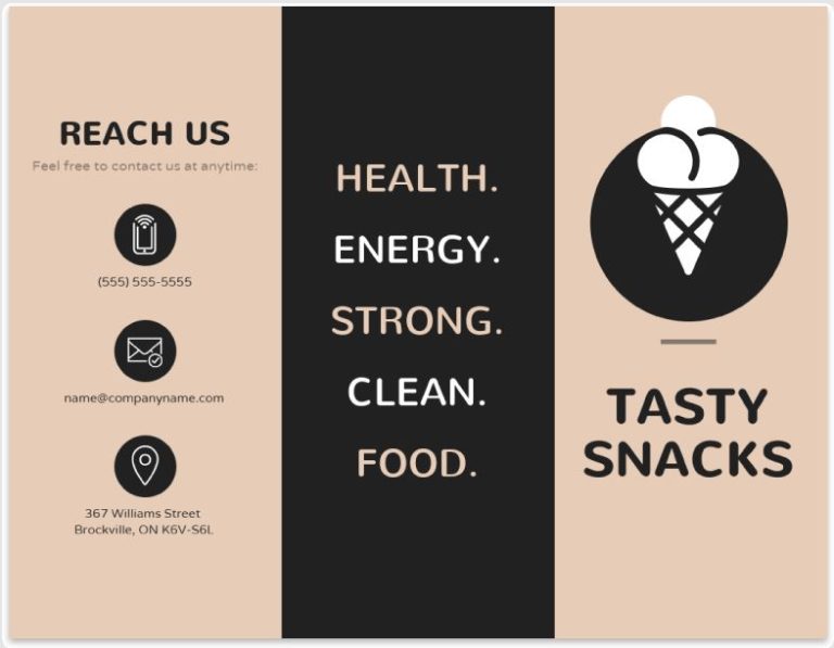 Simple brochure design